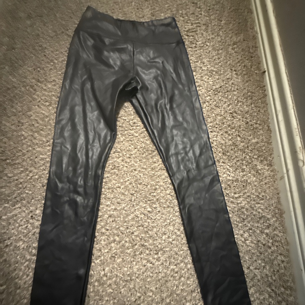 Hollister leather leggings